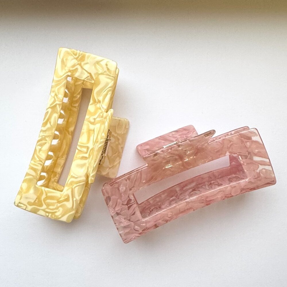 Hair Accessories Hair Clips Froste Irregular Acrylic 2 Pack